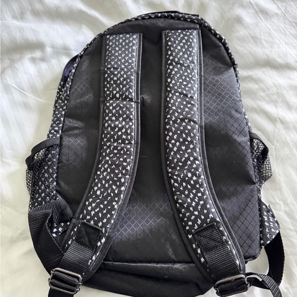 Thirty One Black and White Patterned Backpack - Picture 3 of 4